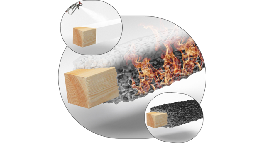 E-SPHERES空心陶瓷微珠對膨脹型防火涂料性能的影響