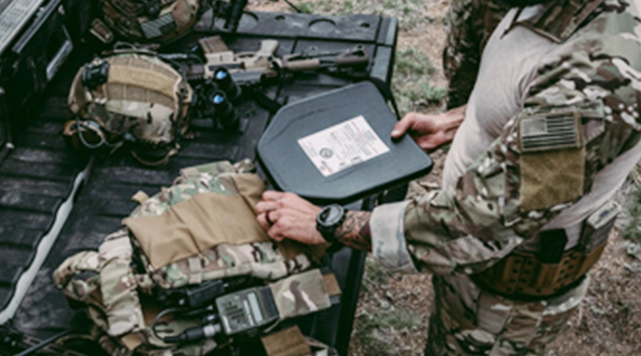 輕量化的增強鋁合金防彈插板,對比鋼板重量可減輕50%且防護等級不變