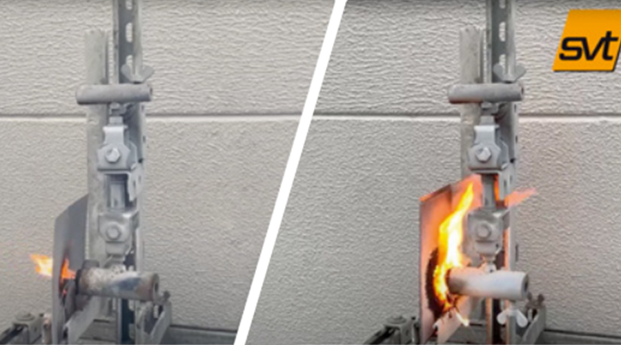 SVT膨脹防火涂料與傳統(tǒng)防火氈在施工及工藝具有明顯優(yōu)勢